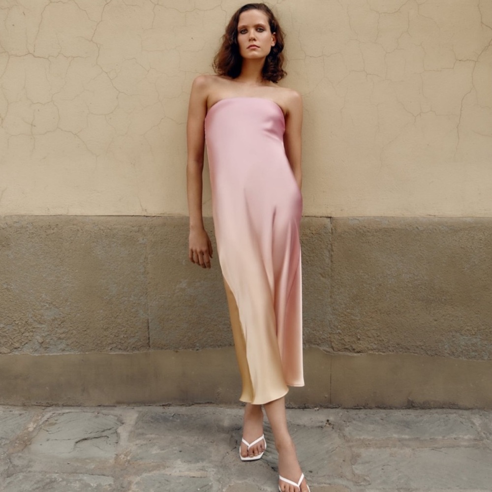 ZARA Strapless Dress